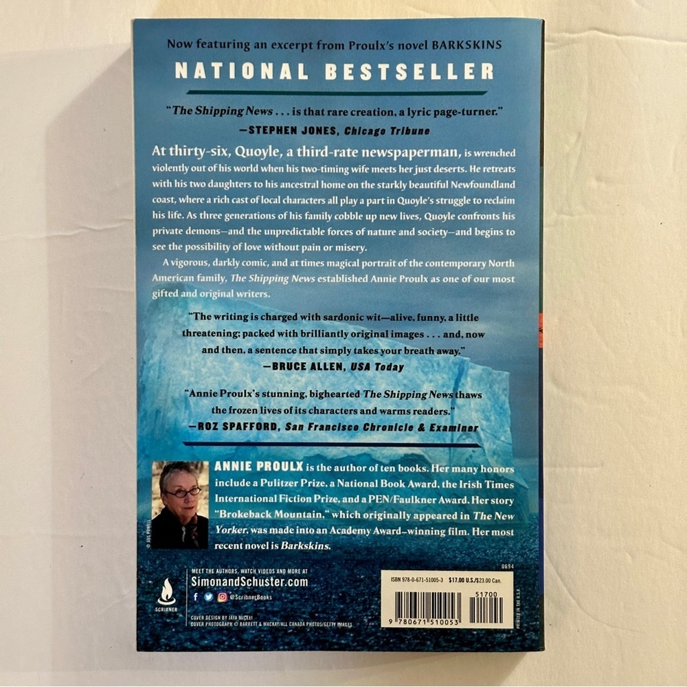 The Shipping News: A Novel by Annie Proulx | Literary Fiction |  Paperback Book - Picture 2 of 7